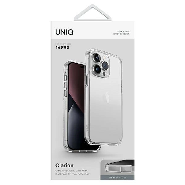 Uniq Clarion case for iPhone 14 Pro - transparenteng