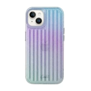 Uniq Coehl Linear case for iPhone 14 - pink and blueeng