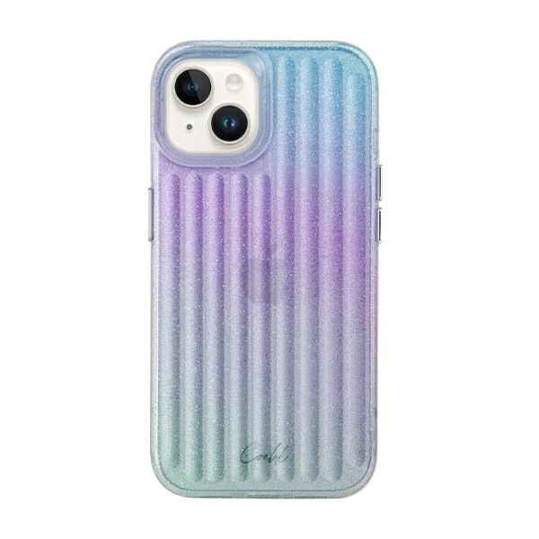 Uniq Coehl Linear case for iPhone 14 - pink and blueeng