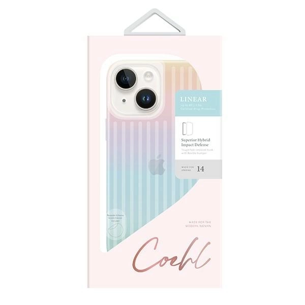 Uniq Coehl Linear case for iPhone 14 Plus - iridescenteng