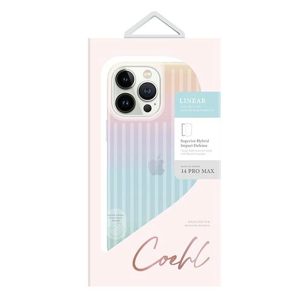 Uniq Coehl Linear case for iPhone 14 Pro Max - iridescenteng