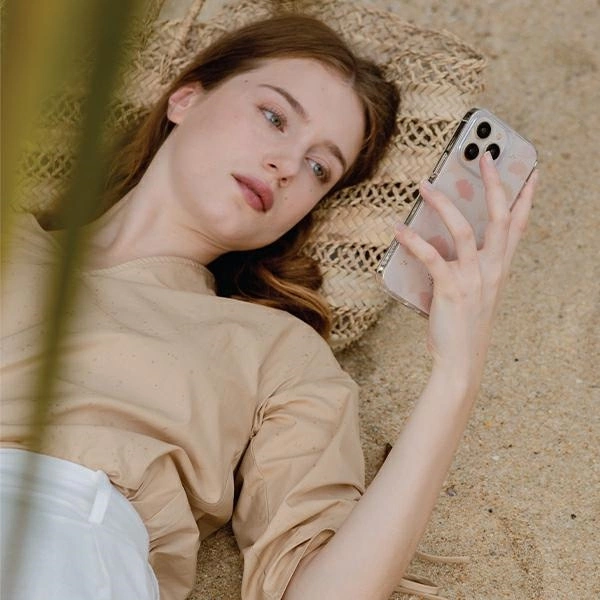 Uniq Coehl Meadow case for iPhone 14 Plus - pinkeng