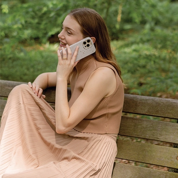Uniq Coehl Terrazzo case for iPhone 14 Plus - pinkeng