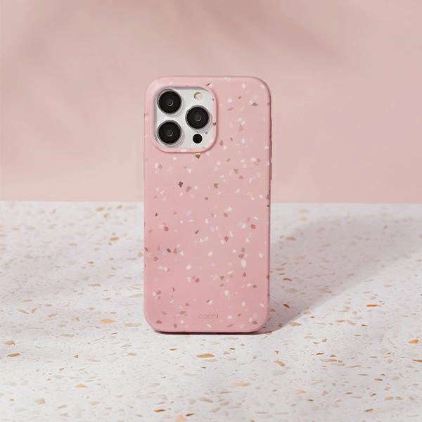 Uniq Coehl Terrazzo case for iPhone 14 Pro - pinkeng
