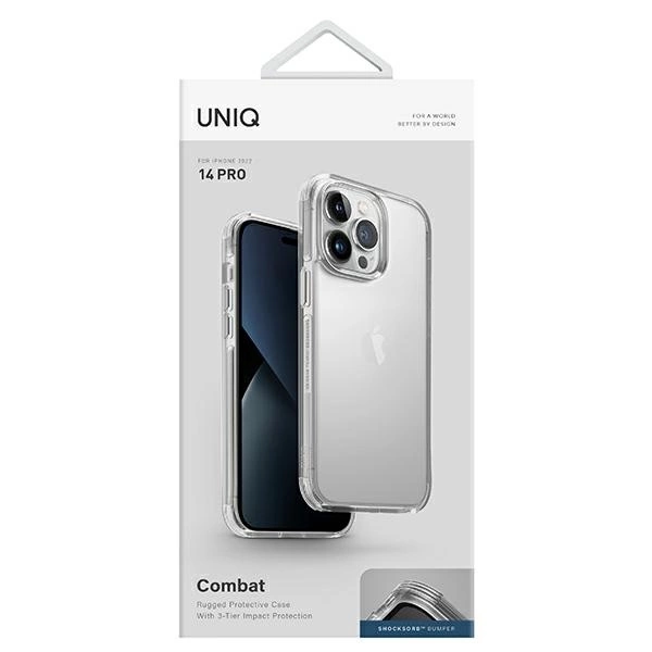 Uniq Combat case for iPhone 14 Pro - transparenteng