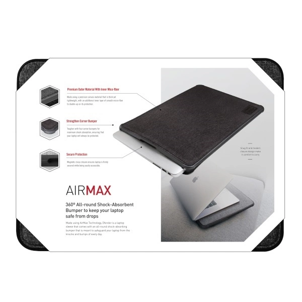 Uniq Dfender cover for a 16" laptop - blackeng