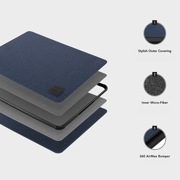 Uniq Dfender cover for a 16" laptop - grayeng