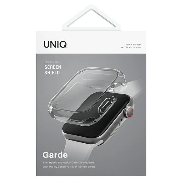 Uniq Garde case for Apple Watch 7/8/SE2 41mm - transparenteng