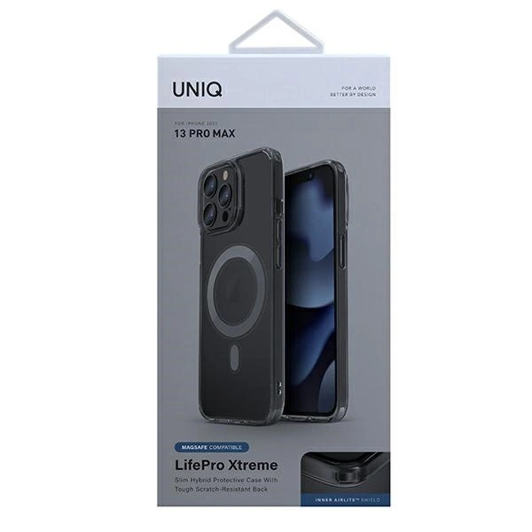 Uniq LifePro Xtreme case iPhone 13 Pro Max 6.7" magsafe smoke/smokeeng