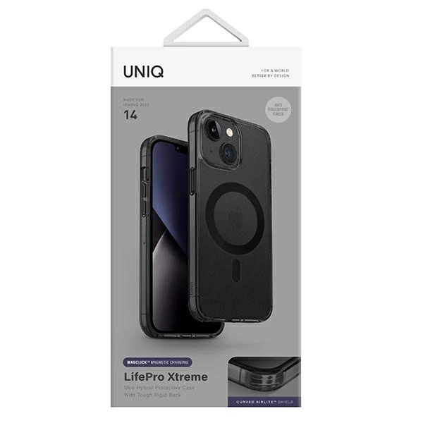 Uniq LifePro Xtreme Magclick Charging case for iPhone 14 - blackeng