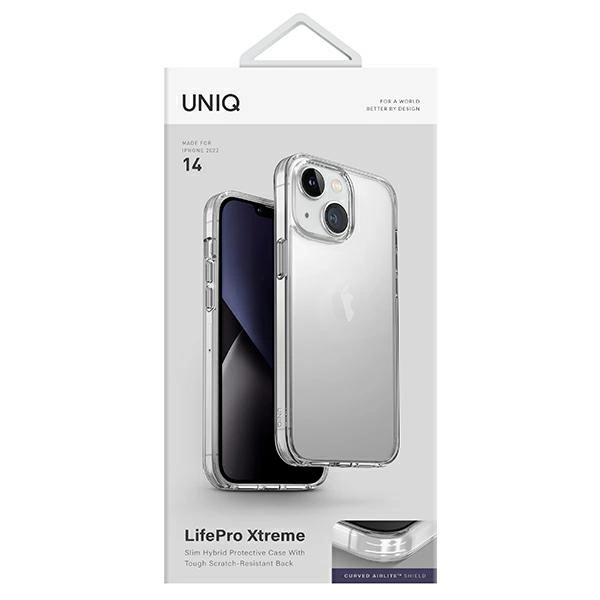 Uniq LifePro Xtreme case for iPhone 14 - transparenteng