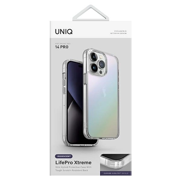 Uniq LifePro Xtreme case for iPhone 14 Pro - iridescenteng