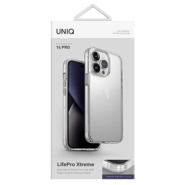 Uniq LifePro Xtreme case for iPhone 14 Pro - transparenteng
