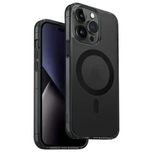 Uniq LifePro Xtreme Magclick Charging case for iPhone 14 Pro Max - gray and blackeng