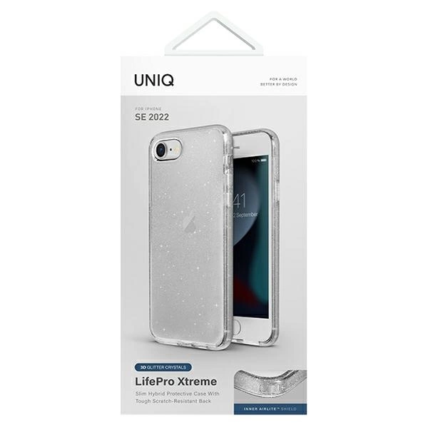 Uniq LifePro Xtreme case for iPhone 7 / 8 / SE 2020 / SE 2022 - transparent silvereng