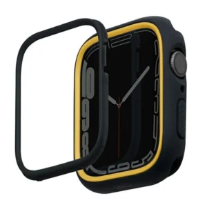 Uniq Moduo case for Apple Watch 4/5/6/7/8/SE/SE2 40/41mm - black and mustardeng