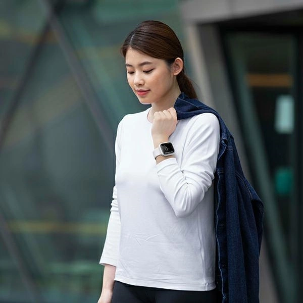 Uniq Moduo case for Apple Watch 4/5/6/7/8/SE/SE2 40/41mm - chalk grayeng