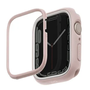 Uniq Moduo case for Apple Watch 4/5/6/7/8/SE/SE2 44/45mm - pink and whiteeng