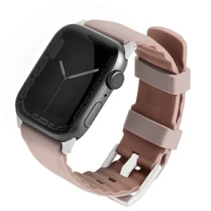 Uniq Linus Apple Watch Series 4/5/6/7/8/SE/SE2 strap 38/40/41mm. Airosoft Silicone pink/blush pinkeng