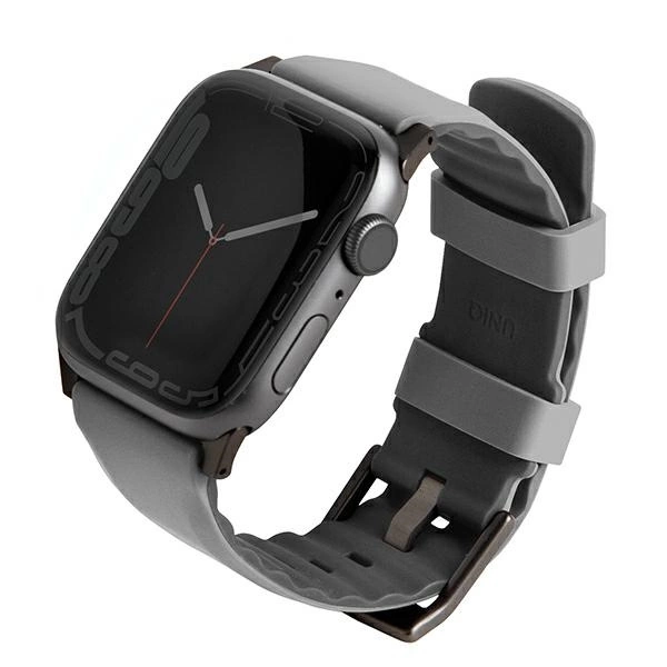 Uniq Linus strap for Apple Watch 1/2/3/4/5/6/7/8/SE/SE2/Ultra 42/44/45/49mm - grayeng