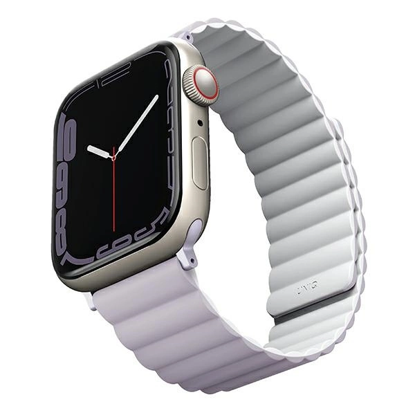 Uniq Revix strap for Apple Watch 1/2/3/4/5/6/7/8/SE/SE2 38/40/41mm - lilac and whiteeng