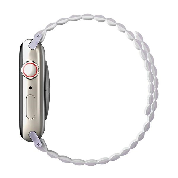 Uniq Revix strap for Apple Watch 1/2/3/4/5/6/7/8/SE/SE2 38/40/41mm - lilac and whiteeng