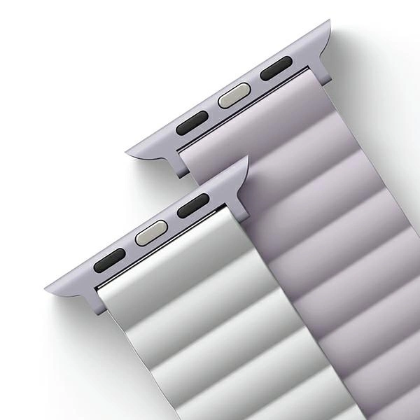 Uniq Revix strap for Apple Watch 1/2/3/4/5/6/7/8/SE/SE2 38/40/41mm - lilac and whiteeng