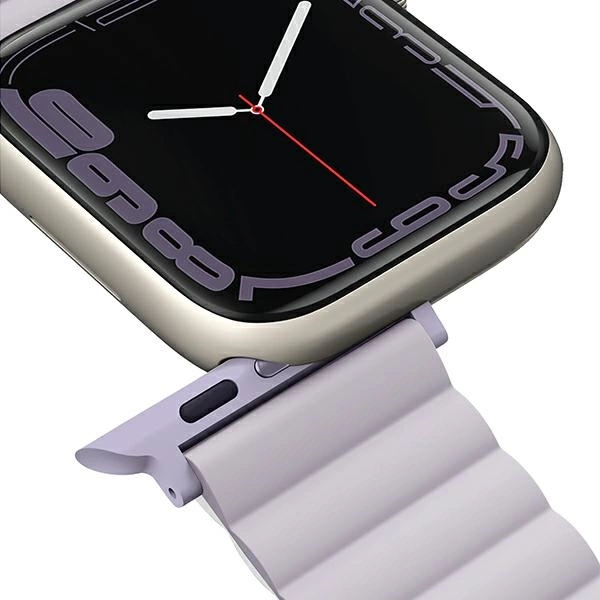 Uniq Revix strap for Apple Watch 1/2/3/4/5/6/7/8/SE/SE2 38/40/41mm - lilac and whiteeng