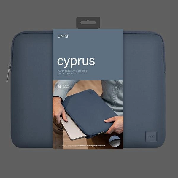 Uniq Cyprus case for a 14" laptop - blueeng