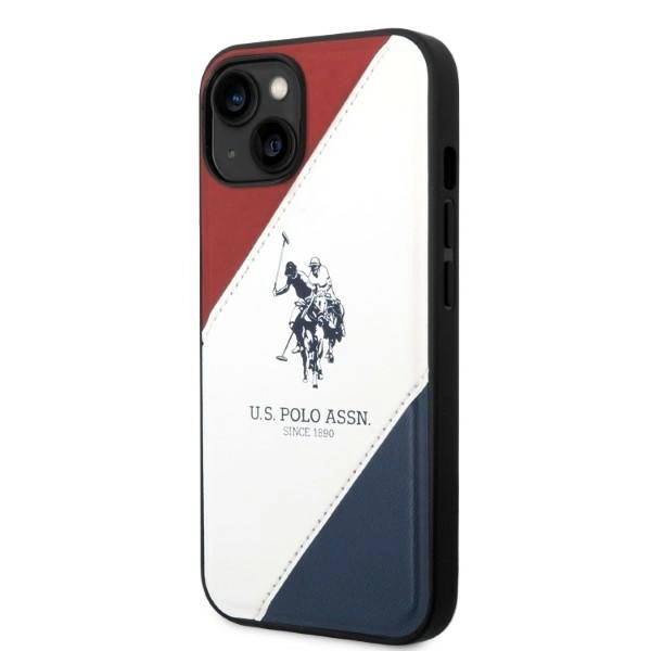 US Polo USHCP14SPSO3 iPhone 14 6.1" white/white Tricolor Embossedeng