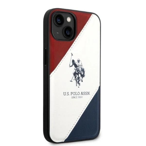 US Polo USHCP14SPSO3 iPhone 14 6.1" white/white Tricolor Embossedeng