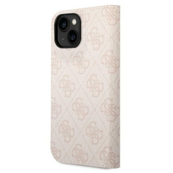 Guess GUBKP14MHG4SHP iPhone 14 Plus 6.7 "pink / pink book 4G Vintage Gold Logoeng