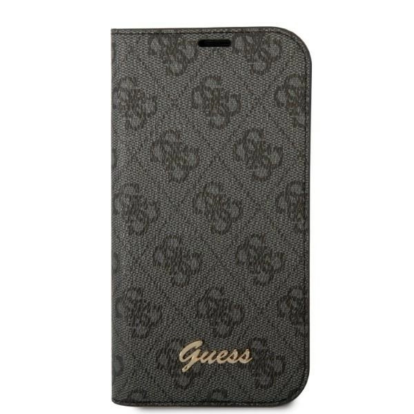 Guess GUBKP14SHG4SHK iPhone 14 6.1 "black / black book 4G Vintage Gold Logoeng