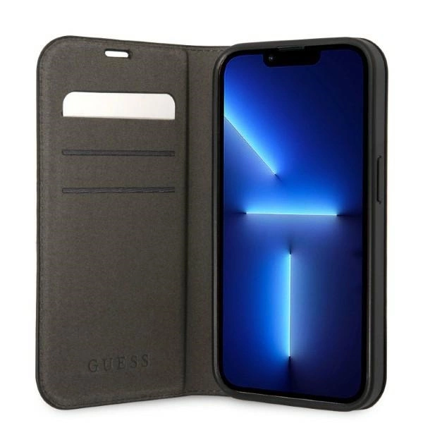 Guess GUBKP14SHG4SHK iPhone 14 6.1 "black / black book 4G Vintage Gold Logoeng