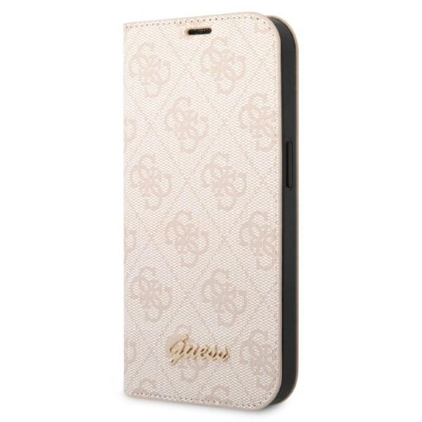 Guess GUBKP14SHG4SHP iPhone 14 6.1 "pink / pink book 4G Vintage Gold Logoeng