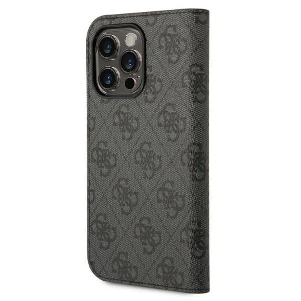 Guess GUBKP14XHG4SHK iPhone 14 Pro Max 6.7 "black / black book 4G Vintage Gold Logoeng