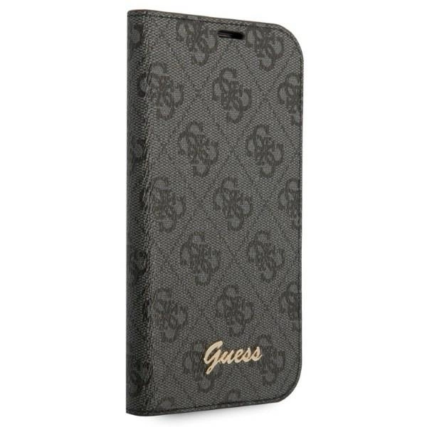 Guess GUBKP14XHG4SHK iPhone 14 Pro Max 6.7 "black / black book 4G Vintage Gold Logoeng
