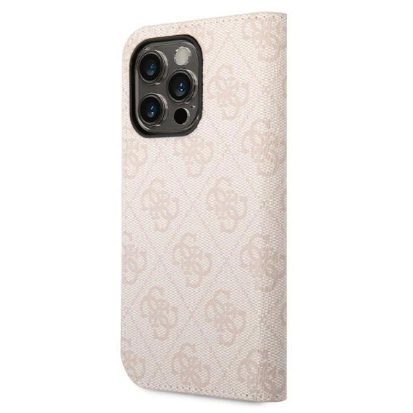 Guess GUBKP14XHG4SHP iPhone 14 Pro Max 6.7 "pink / pink book 4G Vintage Gold Logoeng