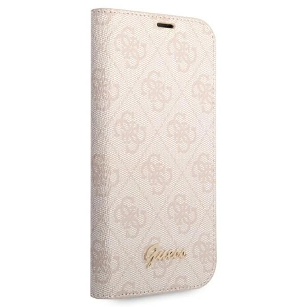 Guess GUBKP14XHG4SHP iPhone 14 Pro Max 6.7 "pink / pink book 4G Vintage Gold Logoeng