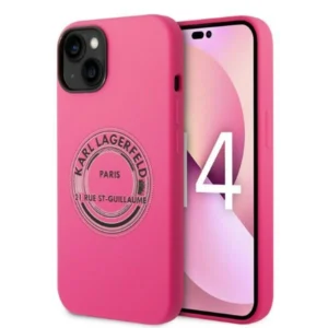 Karl Lagerfeld KLHCP14MSRSGRCF iPhone 14 Plus 6.7 "hardcase pink / pink Silicone RSGeng