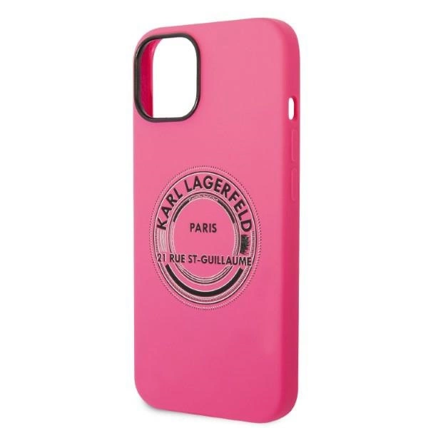 Karl Lagerfeld KLHCP14MSRSGRCF iPhone 14 Plus 6.7 "hardcase pink / pink Silicone RSGeng