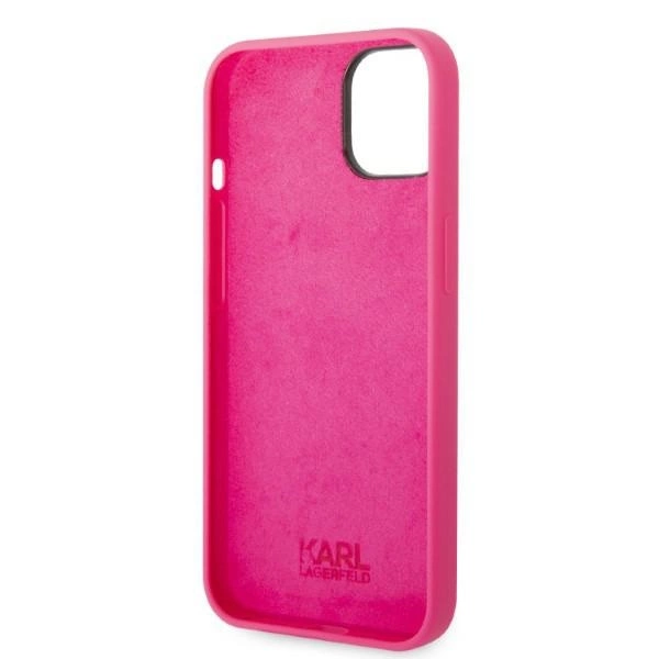 Karl Lagerfeld KLHCP14MSRSGRCF iPhone 14 Plus 6.7 "hardcase pink / pink Silicone RSGeng