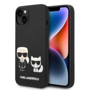Karl Lagerfeld KLHMP14MSSKCK iPhone 14 Plus 6.7 "hardcase black / black Liquid Silicone Karl & Choupette Magsafeeng