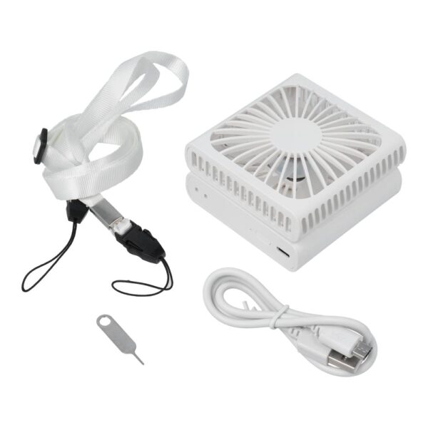 Portable fold fan F10 white