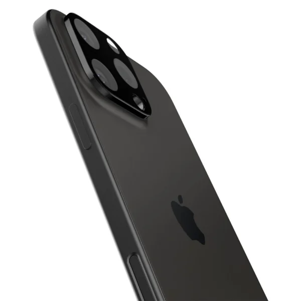 Spigen Optik.tR Camera Protector for iPhone 14 Pro / Pro Max / 15 Pro / Pro Max / 16 Pro / Pro Max - Black 2 pcs.eng