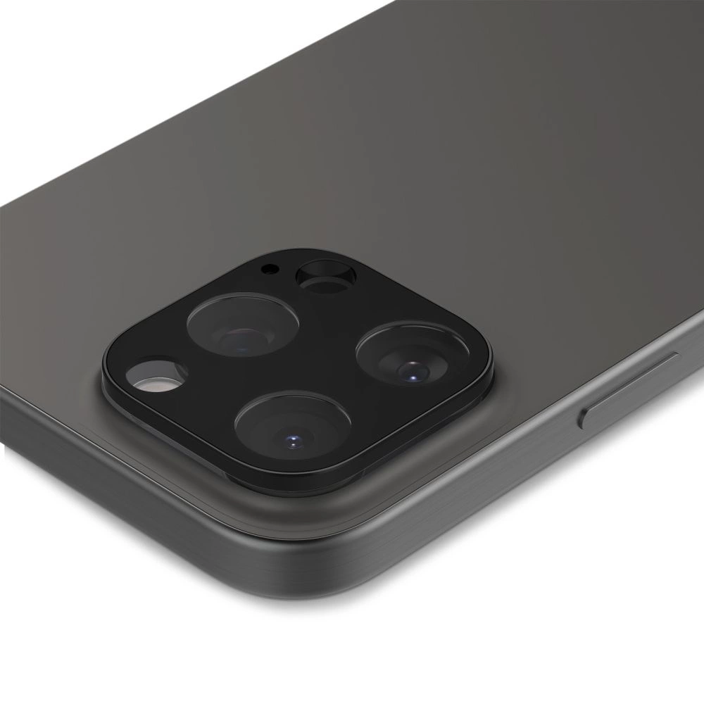 Spigen Optik.tR Camera Protector for iPhone 14 Pro / Pro Max / 15 Pro / Pro Max / 16 Pro / Pro Max - Black 2 pcs.eng