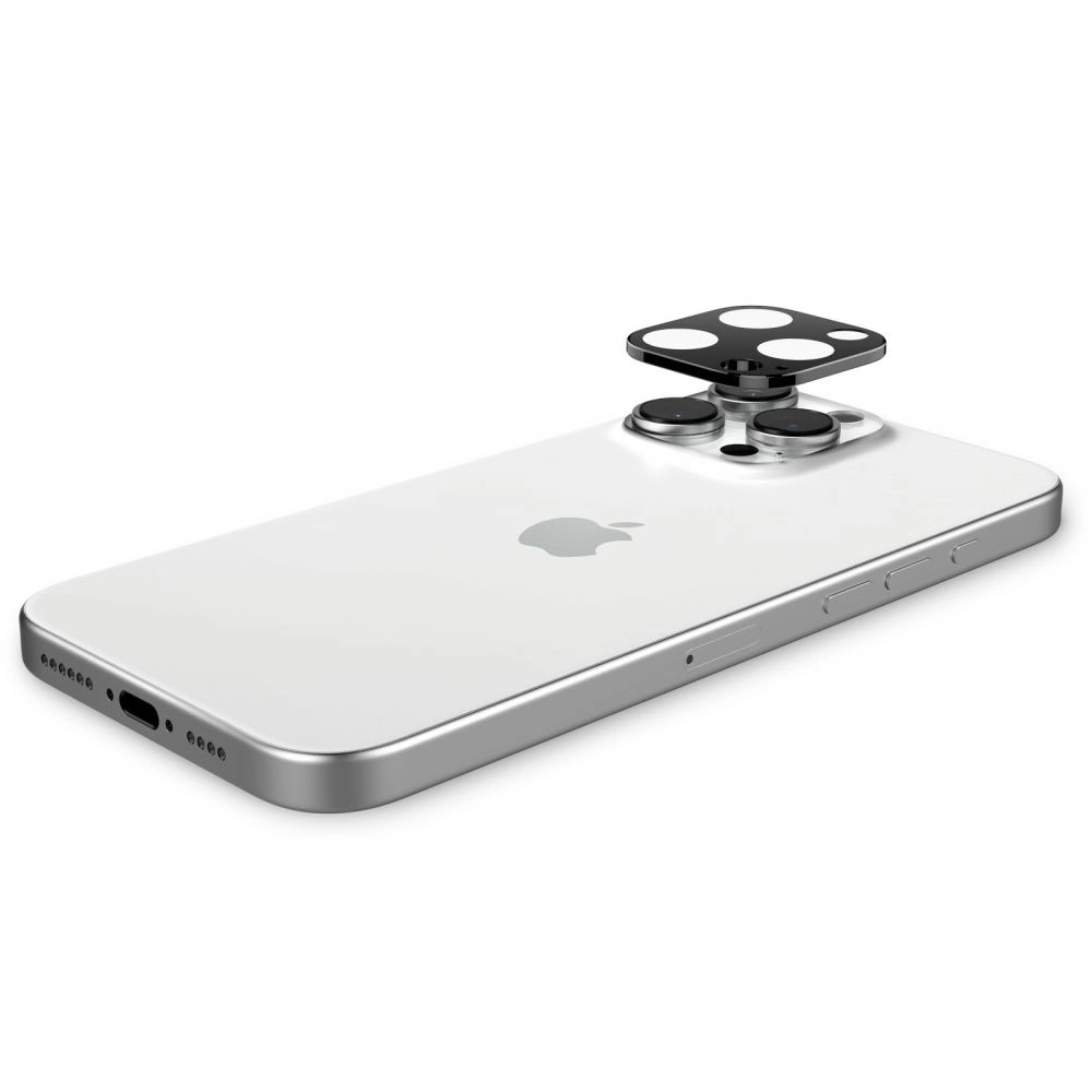 Spigen Optik.tR Camera Protector for iPhone 14 Pro / Pro Max / 15 Pro / Pro Max / 16 Pro / Pro Max - Black 2 pcs.eng