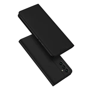 Dux Ducis Skin Pro Case for Samsung Galaxy A14 4G / 5G Cover with Flip Card Wallet Stand Blackeng