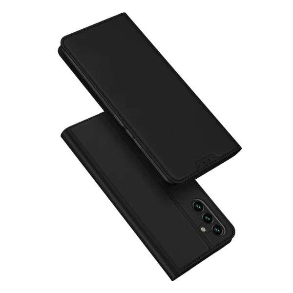 Dux Ducis Skin Pro Case for Samsung Galaxy A14 4G / 5G Cover with Flip Card Wallet Stand Blackeng