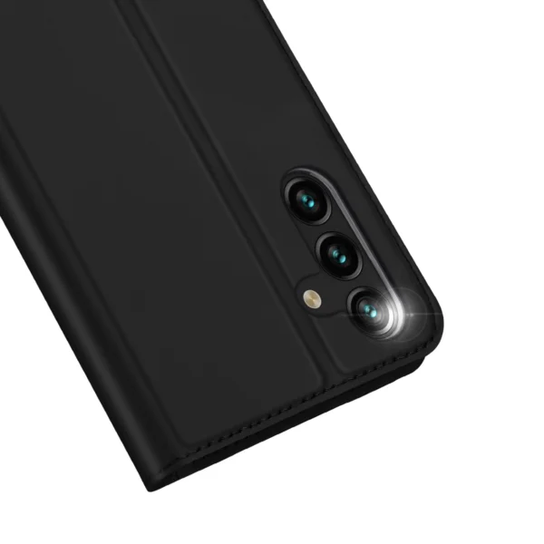Dux Ducis Skin Pro Case for Samsung Galaxy A14 4G / 5G Cover with Flip Card Wallet Stand Blackeng